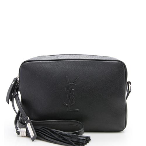 Saint Laurent Leather Monogram Lou Camera Bag