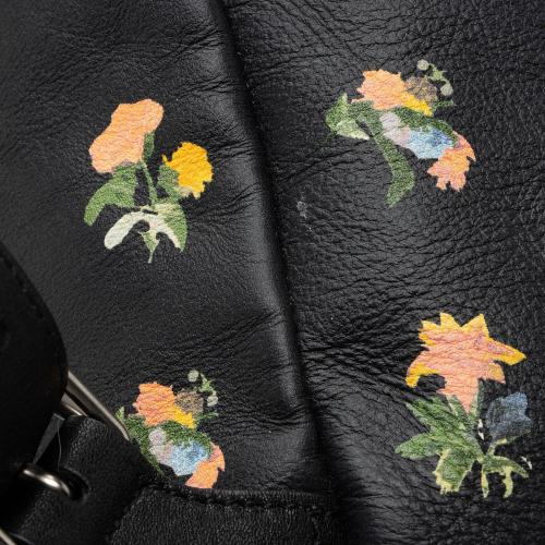 Saint Laurent Leather Prairie Floral Festival Backpack