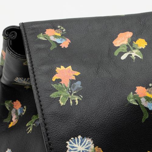 Saint Laurent Leather Prairie Floral Festival Backpack