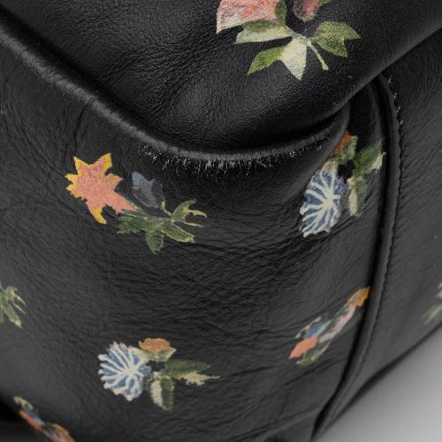 Saint Laurent Leather Prairie Floral Festival Backpack