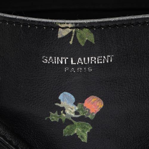 Saint Laurent Leather Prairie Floral Festival Backpack