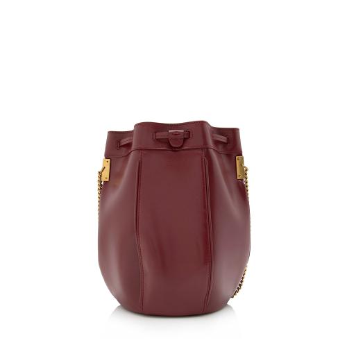 Saint Laurent Leather Small Talitha Bucket Bag - FINAL SALE