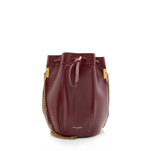 Saint Laurent Leather Small Talitha Bucket Bag - FINAL SALE