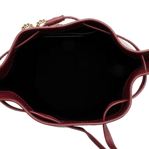 Saint Laurent Leather Small Talitha Bucket Bag - FINAL SALE