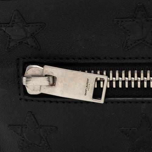 Saint Laurent Leather Stars Zip Pouch