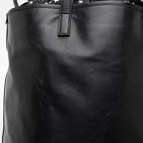 Saint Laurent Leather Teddy Large Bucket Bag