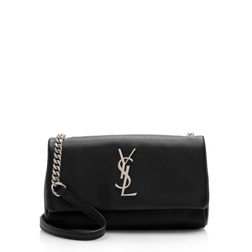 Saint Laurent Leather Monogram West Hollywood Flap Bag