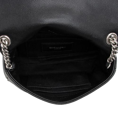 Saint Laurent Leather Monogram West Hollywood Flap Bag