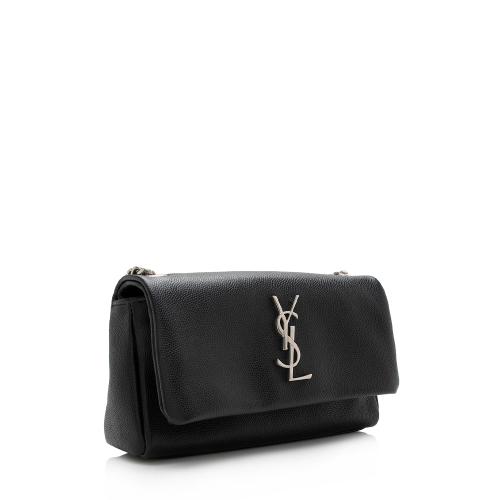 Saint Laurent Leather Monogram West Hollywood Flap Bag