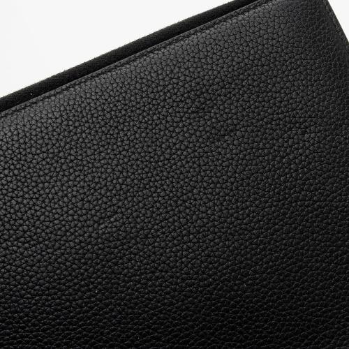 Saint Laurent Leather Zip Pouch