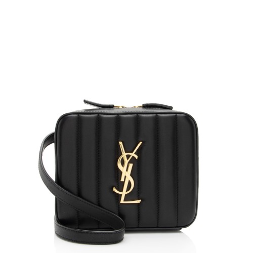 Saint Laurent Matalasse Calfskin Monogram Vicky Belt Bag