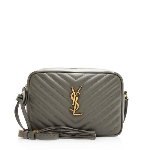 Saint Laurent Matelasse Calfskin Monogram Lou Camera Bag