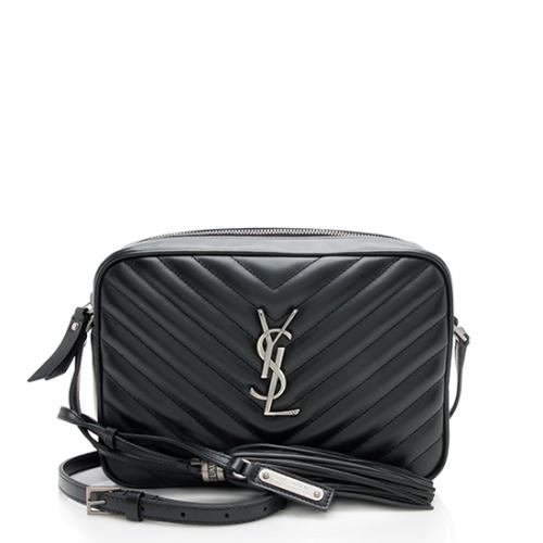 Saint Laurent Matelasse Calfskin Monogram Lou Camera Bag