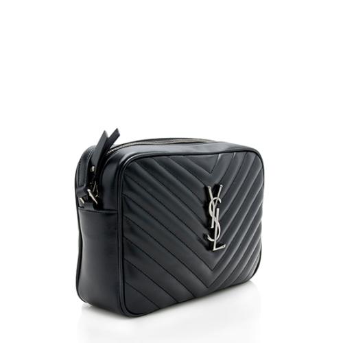 Saint Laurent Matelasse Calfskin Monogram Lou Camera Bag