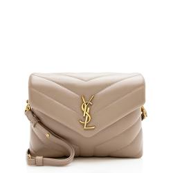 Saint Laurent Matelasse Calfskin Monogram LouLou Toy Crossbody