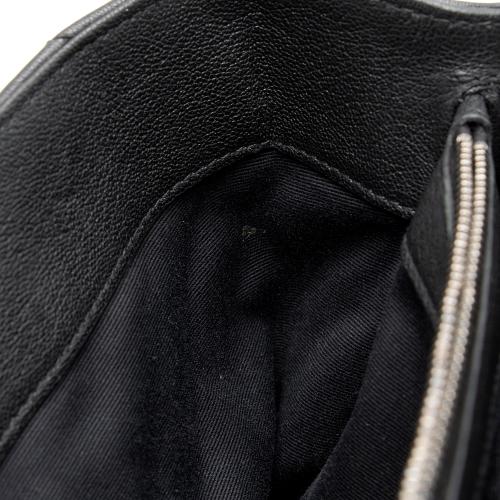 Saint Laurent Matelasse Calfskin Monogram College Large Shoulder Bag