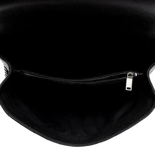 Saint Laurent Matelasse Calfskin Monogram College Large Shoulder Bag