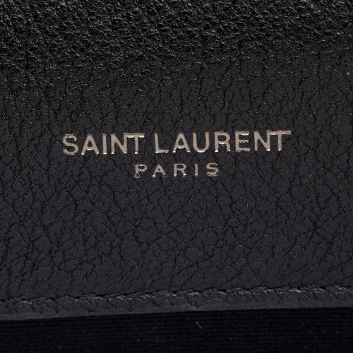 Saint Laurent Matelasse Calfskin Monogram College Large Shoulder Bag