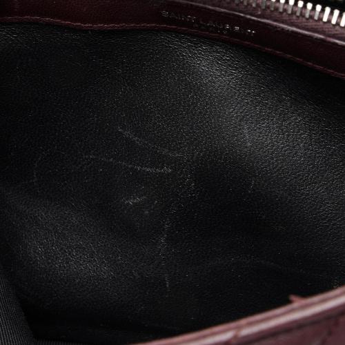 Saint Laurent Matelasse Calfskin Monogram College Medium Shoulder Bag