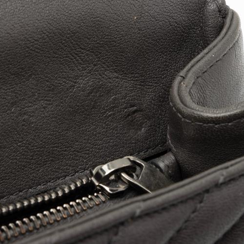 Saint Laurent Matelasse Calfskin Monogram College Medium Shoulder Bag