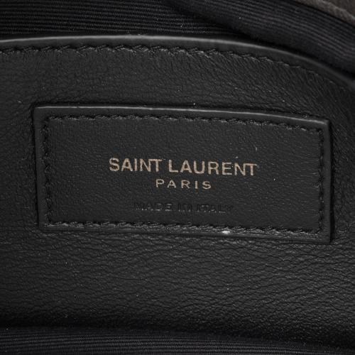 Saint Laurent Matelasse Calfskin Monogram College Medium Shoulder Bag