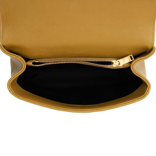 Saint Laurent Matelasse Calfskin Monogram College Medium Shoulder Bag