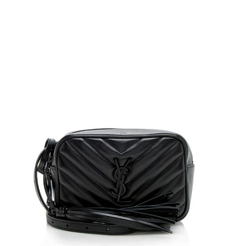 Saint Laurent Matelasse Calfskin Monogram Lou Belt Bag