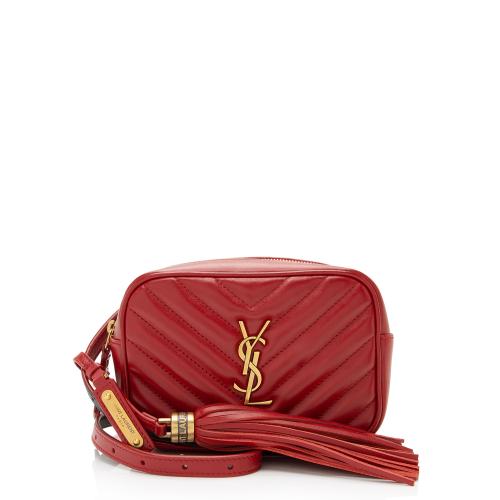 Saint Laurent Matelasse Calfskin Monogram Lou Belt Bag