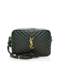 Saint Laurent Matelasse Calfskin Monogram Lou Camera Bag