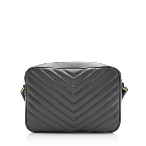 Saint Laurent Matelasse Calfskin Monogram Lou Camera Bag