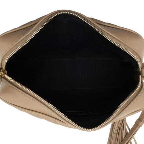 Saint Laurent Matelasse Calfskin Monogram Lou Camera Bag