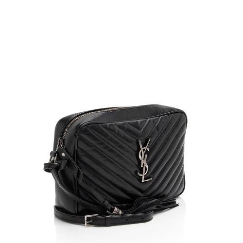 Saint Laurent Matelasse Calfskin Monogram Lou Camera Bag