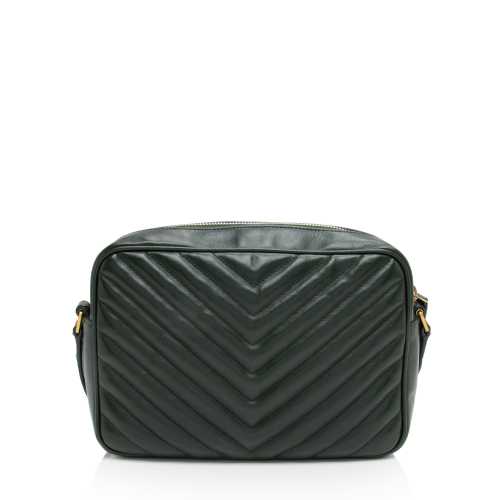 Saint Laurent Matelasse Calfskin Monogram Lou Camera Bag