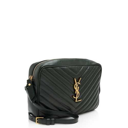 Saint Laurent Matelasse Calfskin Monogram Lou Camera Bag