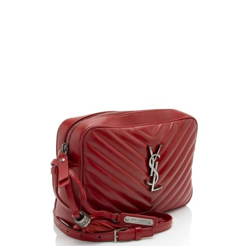 Saint Laurent Matelasse Calfskin Monogram Lou Camera Bag