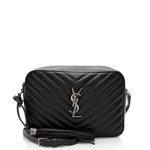 Saint Laurent Matelasse Calfskin Monogram Lou Camera Bag