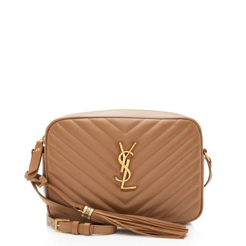 Saint Laurent Matelasse Calfskin Monogram Lou In Camera Bag