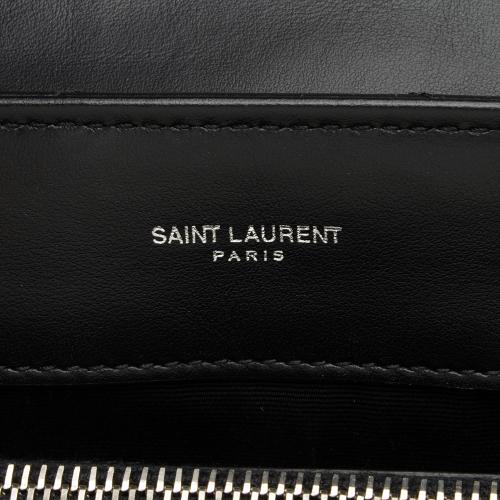 Saint Laurent Matelasse Calfskin Monogram LouLou Chain Medium Shoulder Bag