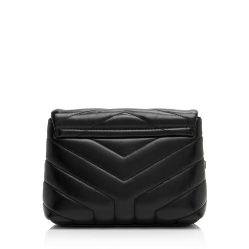 Saint Laurent Matelasse Calfskin Monogram LouLou Toy Crossbody