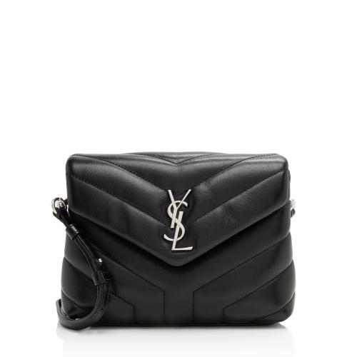 Saint Laurent Matelasse Calfskin Monogram LouLou Toy Crossbody