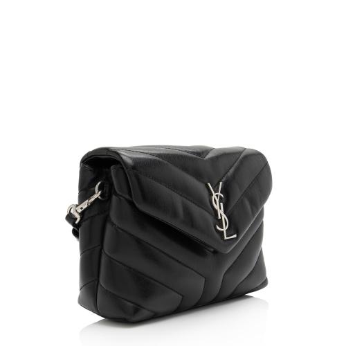 Saint Laurent Matelasse Calfskin Monogram LouLou Toy Crossbody