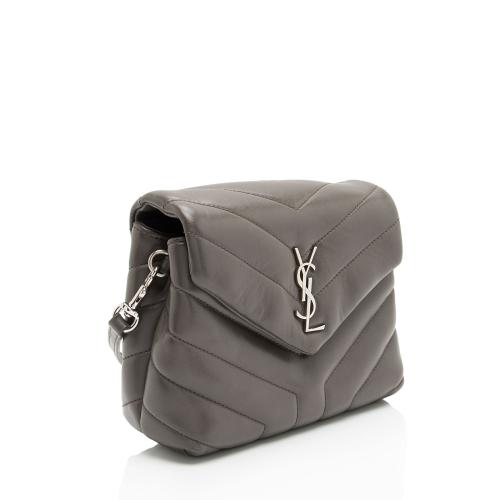 Saint Laurent Matelasse Calfskin Monogram LouLou Toy Crossbody