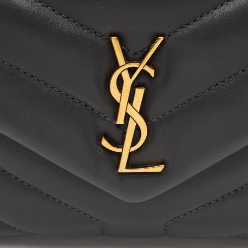 Saint Laurent Matelasse Calfskin Monogram LouLou Toy Crossbody