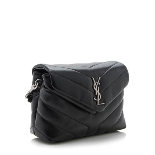 Saint Laurent Matelasse Calfskin Monogram LouLou Toy Crossbody