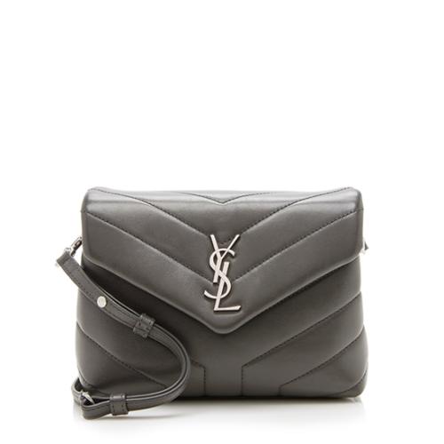 Saint Laurent Matelasse Calfskin Monogram LouLou Toy Crossbody