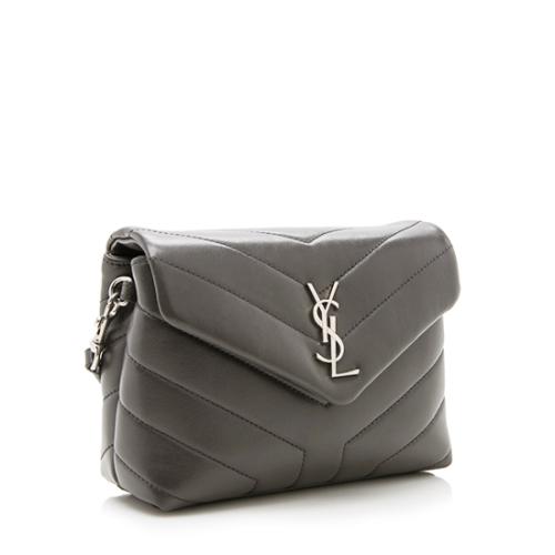 Saint Laurent Matelasse Calfskin Monogram LouLou Toy Crossbody