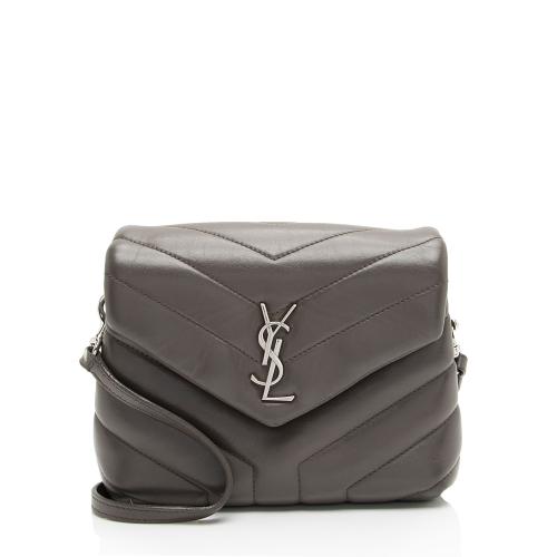 Saint Laurent Matelasse Calfskin Monogram LouLou Toy Crossbody