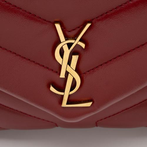 Saint Laurent Matelasse Calfskin Monogram LouLou Toy Crossbody