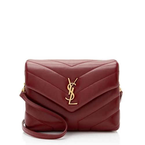 Saint Laurent Matelasse Calfskin Monogram LouLou Toy Crossbody