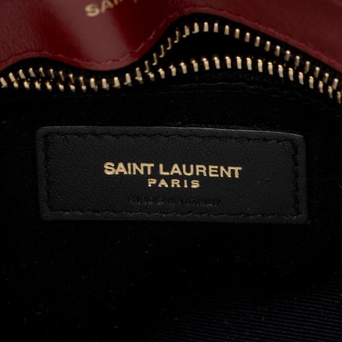 Saint Laurent Matelasse Calfskin Monogram LouLou Toy Crossbody